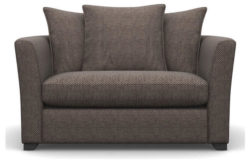 Heart of House Libby Fabric Cuddle Chair - Shale